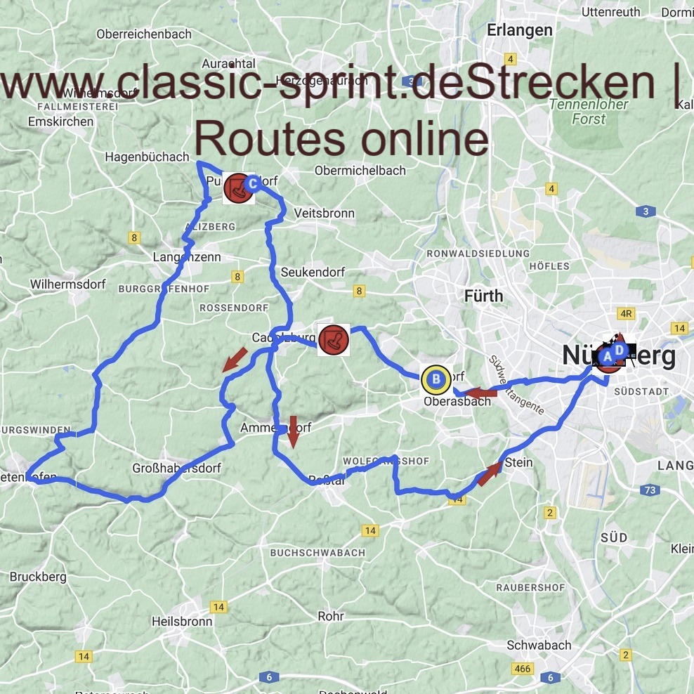 www.classic-sprint.de Strecken, Freitag, 21.06.2024. Folge dem LinkRoutes, Friday, 21. June 2024. Follow the link